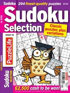 PuzzleLife Sudoku Selection - Is. 92 2025