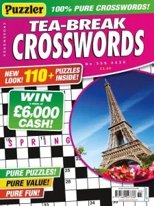 Puzzler Tea-Break Crosswords - Is. 355 2025