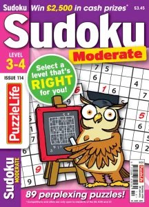 PuzzleLife Sudoku Moderate - Is. 114 2025