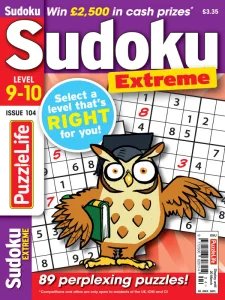 PuzzleLife Sudoku Extreme - Is. 104 2025