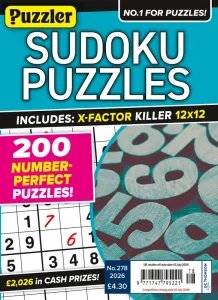 Puzzler Sudoku Puzzles - Is. 278 2026