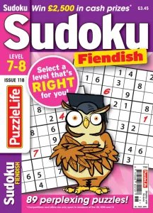 PuzzleLife Sudoku Fiendish - Is. 118 2026