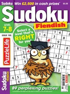 PuzzleLife Sudoku Fiendish - Is. 105 2025