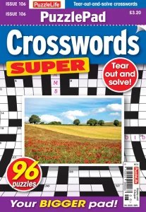 PuzzleLife PuzzlePad Crosswords Super - Is. 106 2026